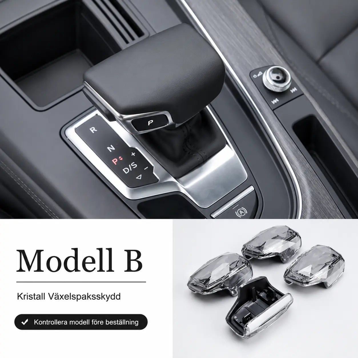 Audi Cristal Cubierta de palanca de cambios A4 A5 A6 A7 RS4 RS5 RS6 RS7