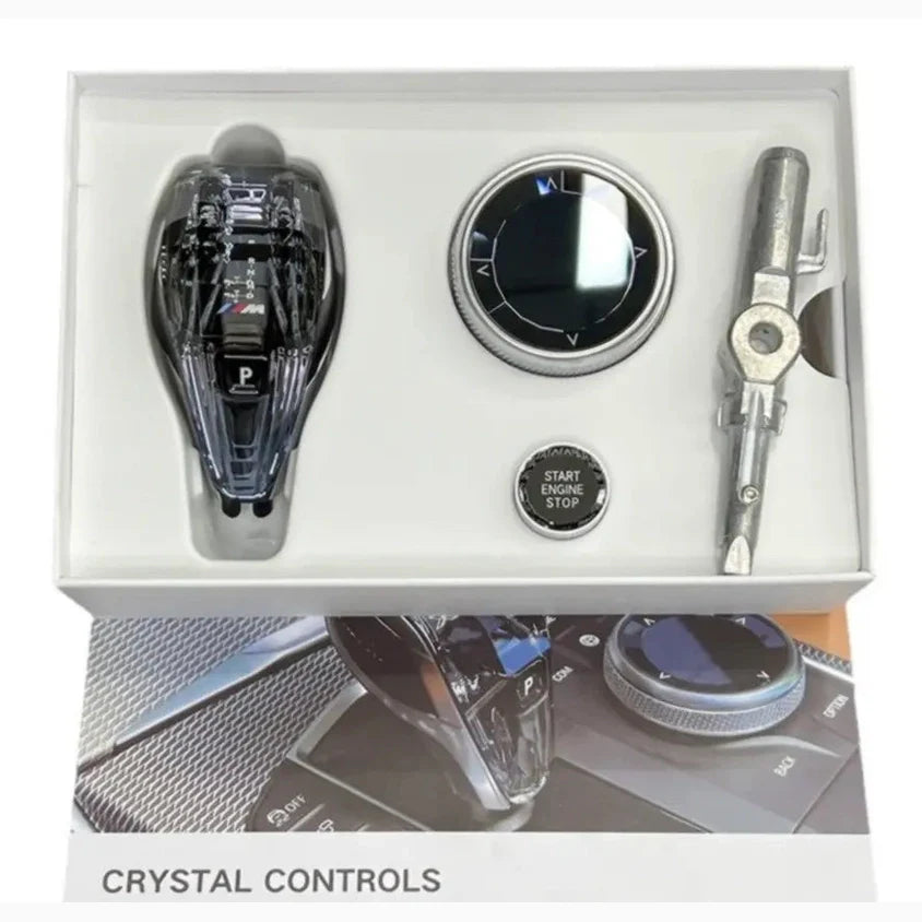 BMW Crystal Gear Shift Knob with Button Set F-series