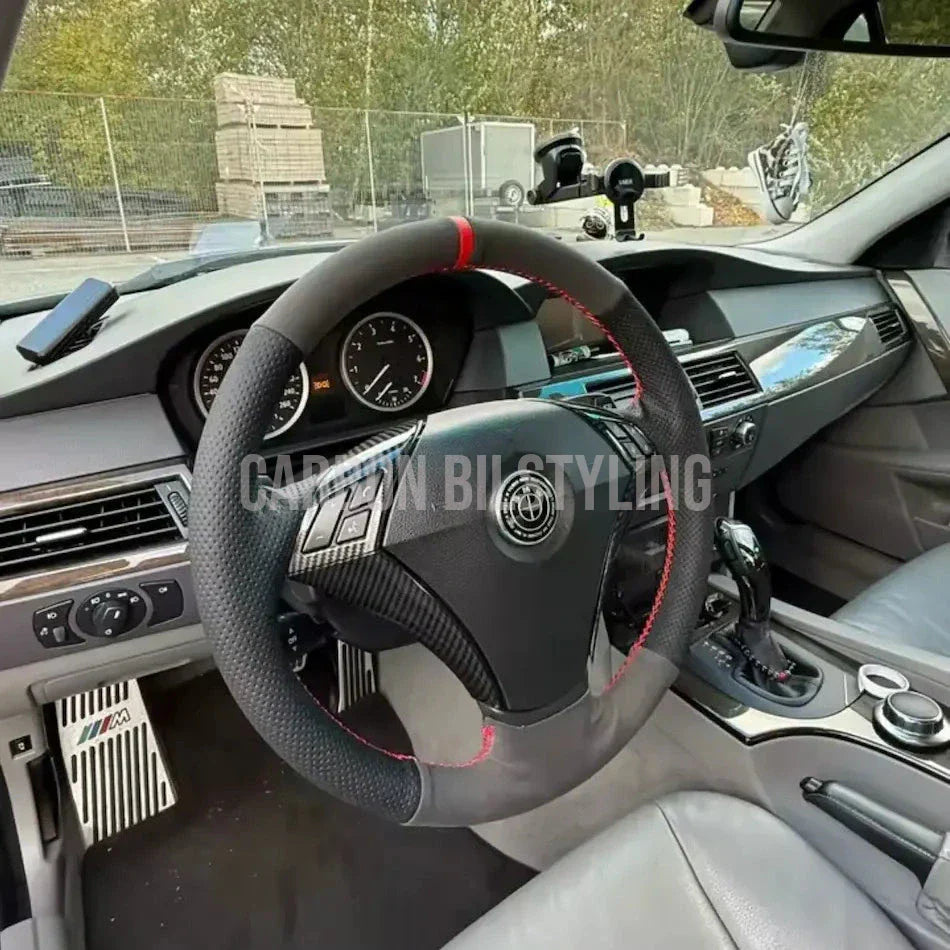 BMW Steering Wheel Cover Leather Alcantara E60 E61 E63 E64