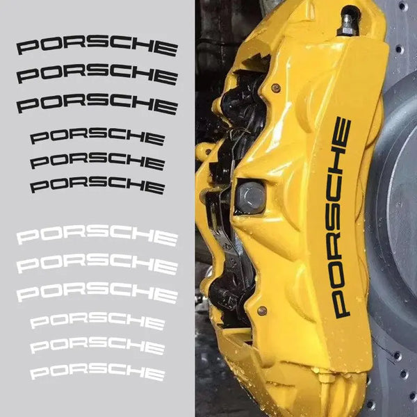 Pegatinas Porsche para Pinzas de Freno – Pack de 6