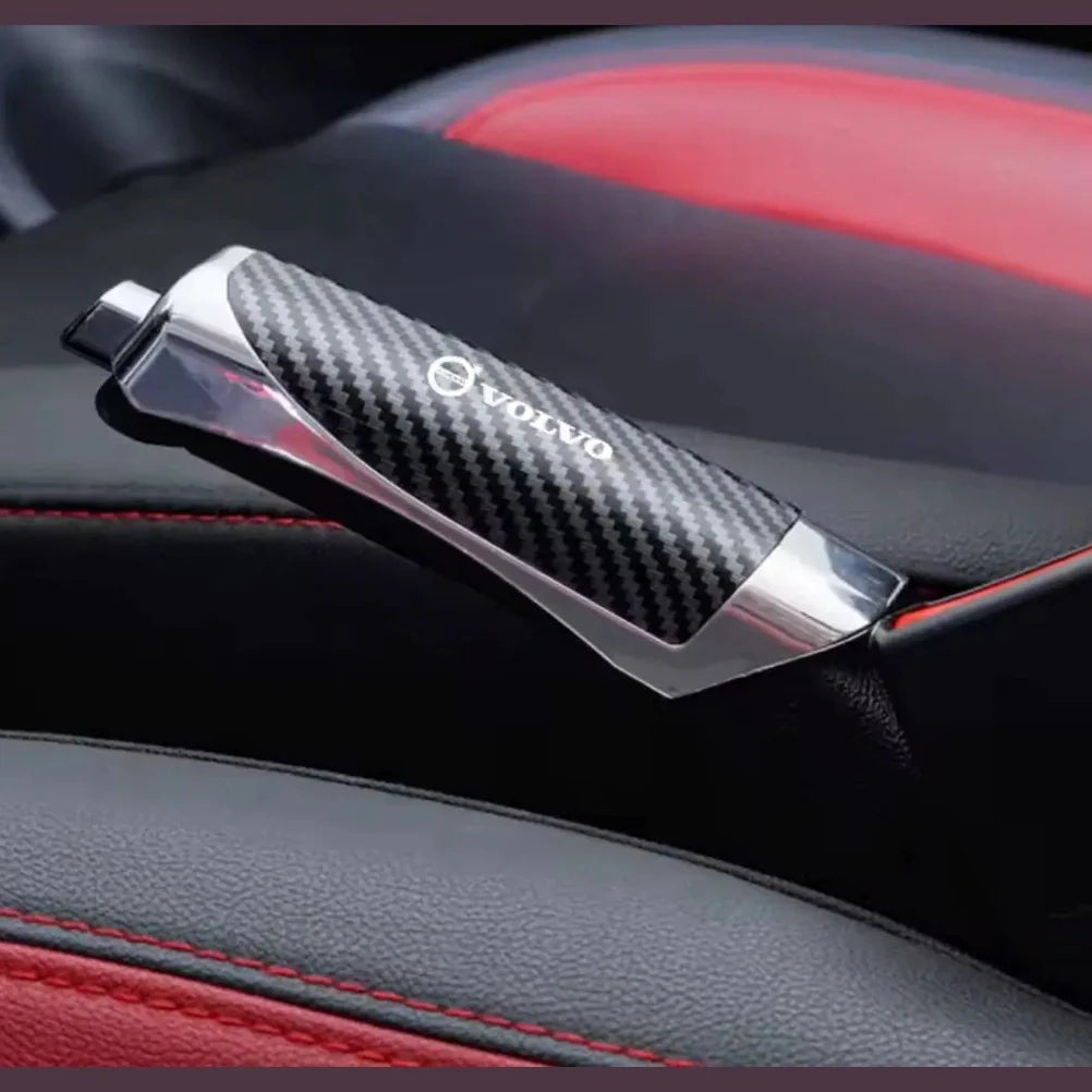 Volvo Protector de Freno de Mano Negro/Fibra de Carbono XC60 XC90 V60 V90 S60