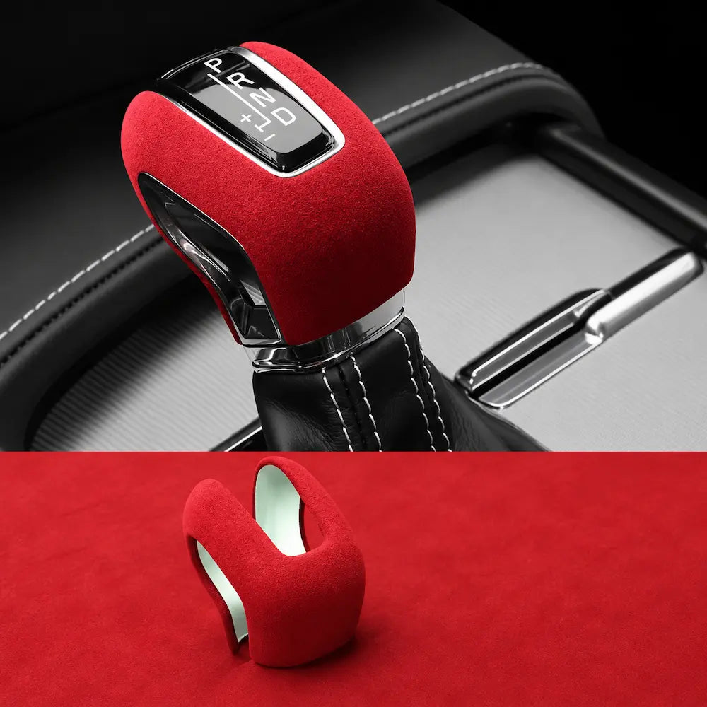 Volvo Funda de pomo de palanca de cambios Alcántara XC60 XC90 S90 V60 V90