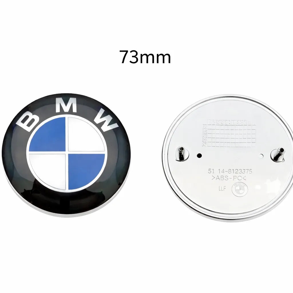 BMW EmbleBMW Emblem Blå Vit Original 73mmm Blå Vit 73mm