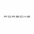 krom porsche emblem bagagelucka