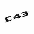 Mercedes C43 Emblem Blanksvart