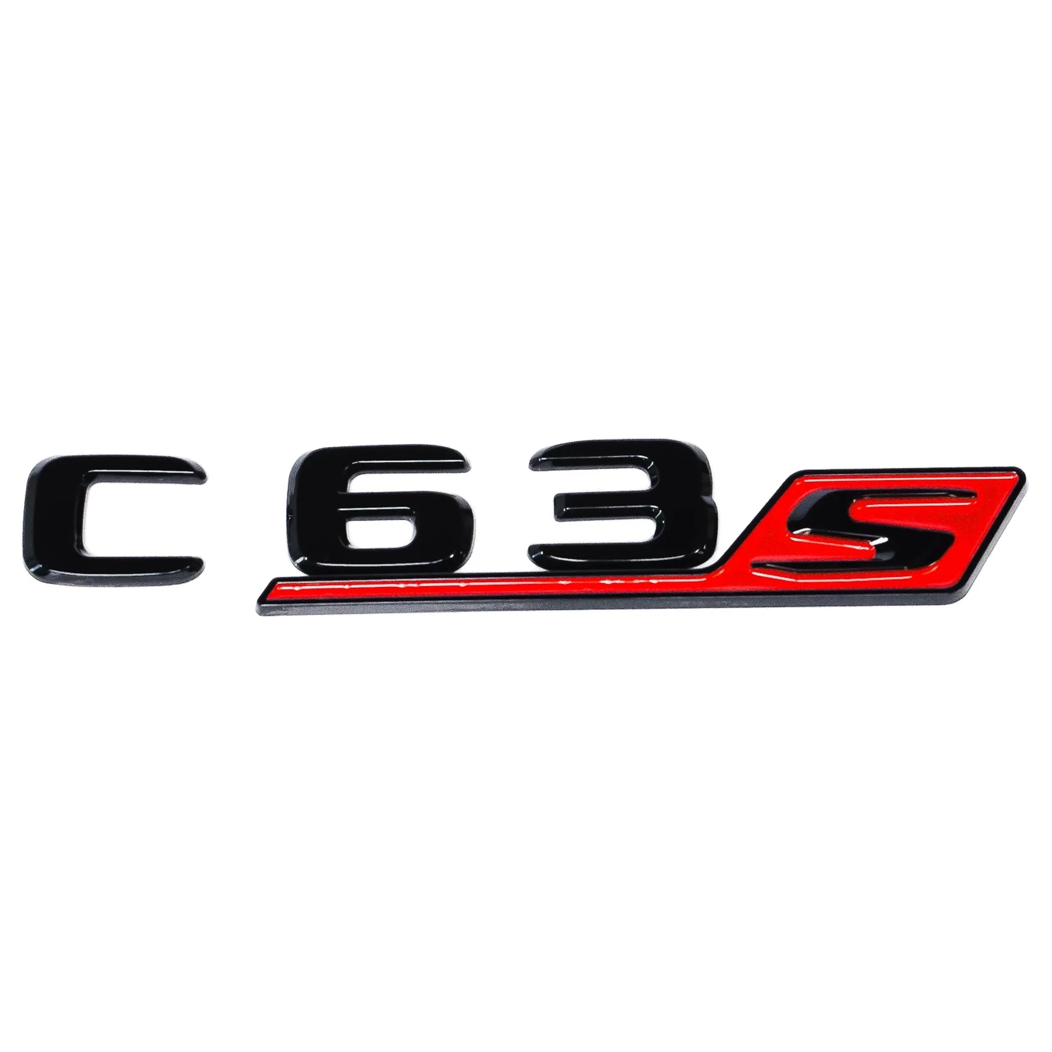 Mercedes C63s Emblem Blanksvart