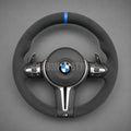 Rattklädsel BMW F-serie Alcantara Mocka Blå