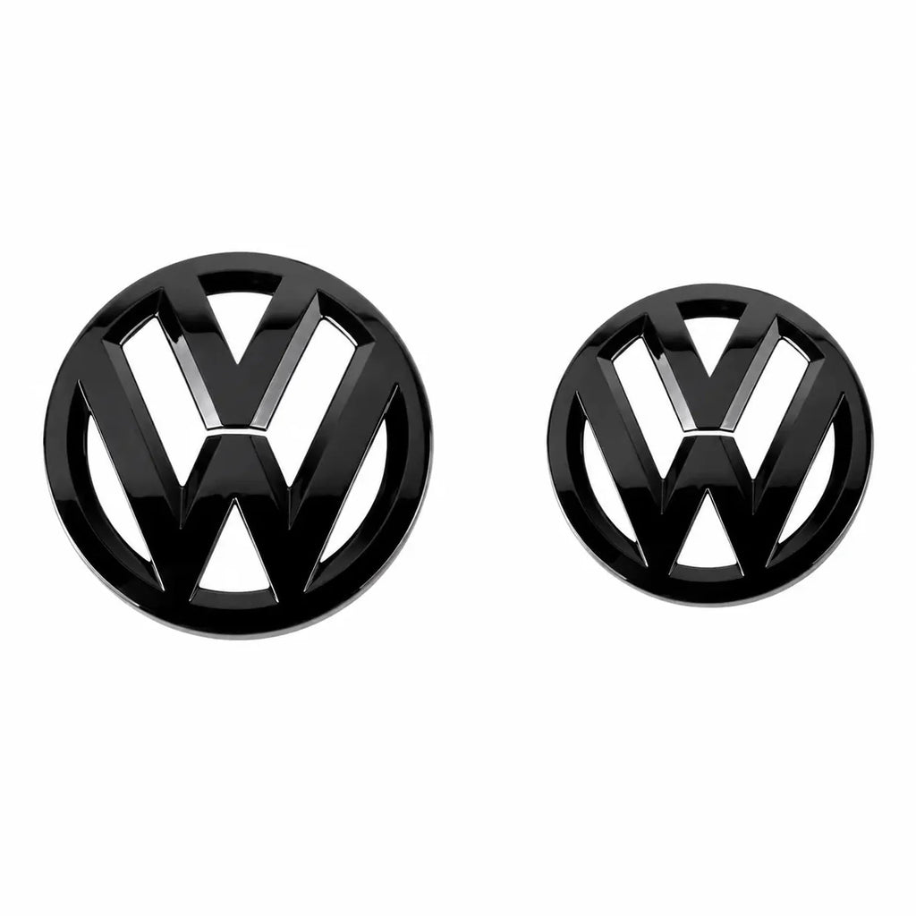 VW Emblem Golf 5 MK5 Svarta Fram/Bak 